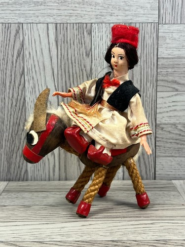 Vintage braided rope horse - vintage,