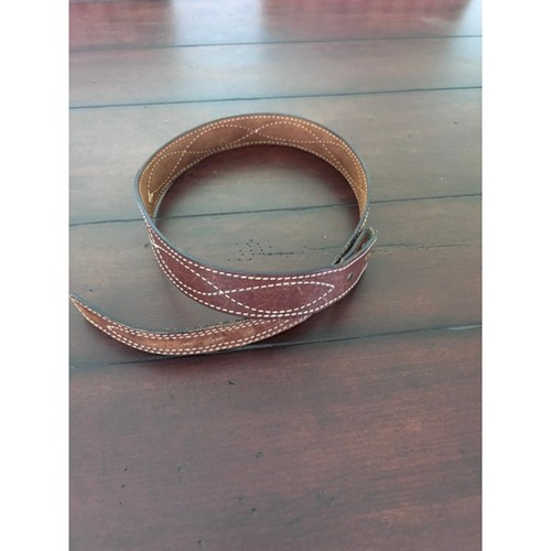Brown harness leather western - brown,