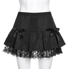 Women Sexy Gothic Black Mini