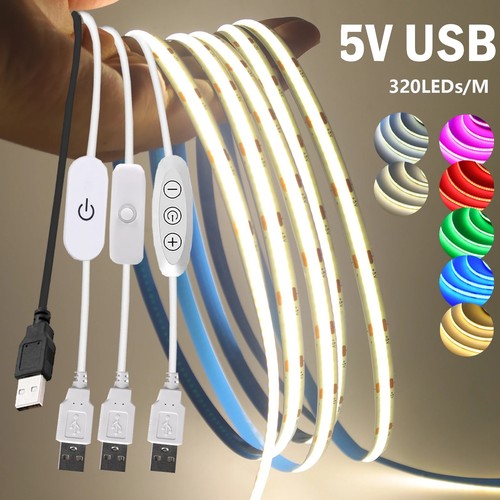 Usb dimmer cob - 5v, strip