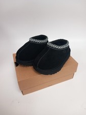 UGG Children's Black Slip-On Slippers Kids UK 6