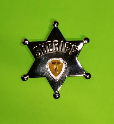 Vtg silver tone point - tone, star