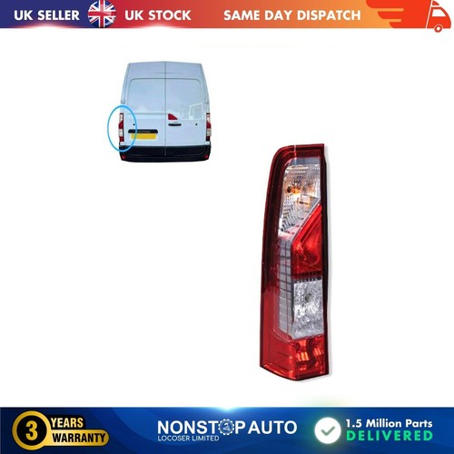 Rear tailgate light lamp - rear, left