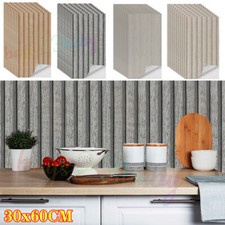50PACK Bathroom Wall Panels PVC Cladding Shower Wet Wall Tile Wooden Slats Decor