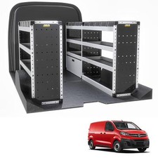 Vauxhall Vivaro Van Racking Shelving for 2019+ LWB (L2) (Silver)