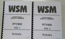 KUBOTA UTILITY VEHICLE RTV900 WORKSHOP MANUAL INC SECTION 9 REPRINTED 2008 ED
