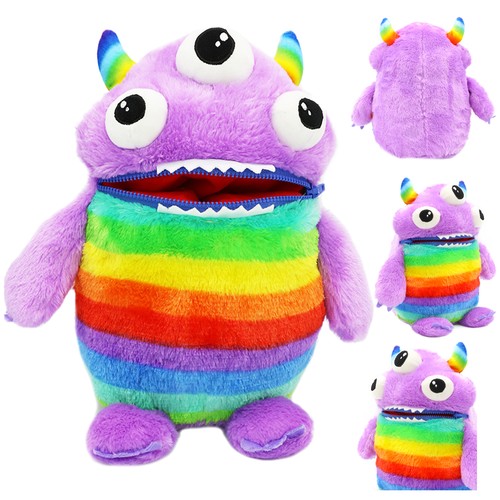 Purple worry monster - monster,