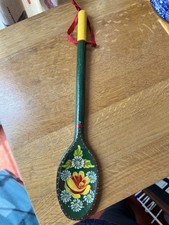 Vintage Hand Painted Barge