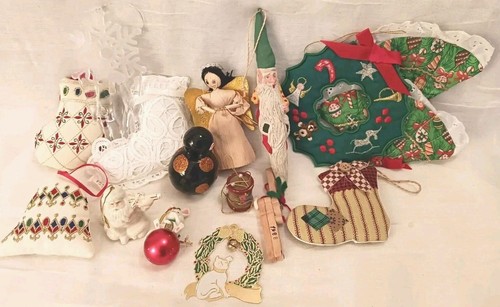 Vintage christmas ornament lot - vintage,