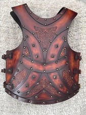 Bjorn  LARP Leather Body, Size 40-50" Saddle Tan