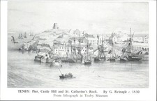 Tenby Wales Pier Castle Hill