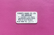 ORIGINAL VINTAGE ROBERTS R600