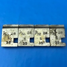 Set of 7/32 x 28 BSF Chasers