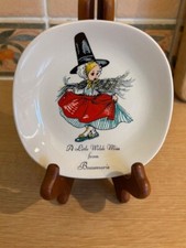Brownie Downing Ceramics - A Little Welsh Miss From Beaumaris Pin Dish