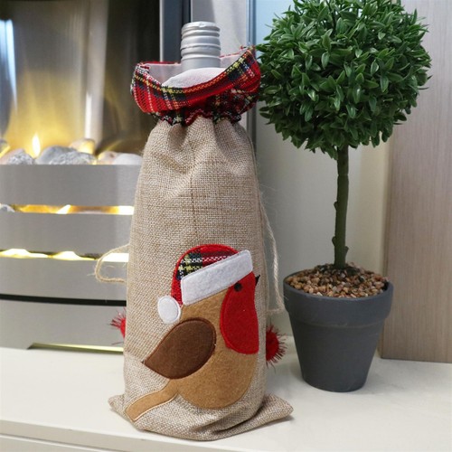 Christmas wine bottle - christmas, gift