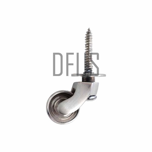 32mm solid brass castor - 1¼",