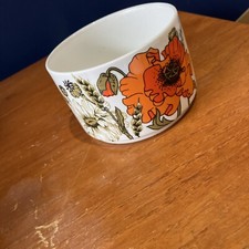 MEAKIN STUDIO POPPY SUGAR BOWL / BASIN 9.5cm Diameter 6Cm Tall