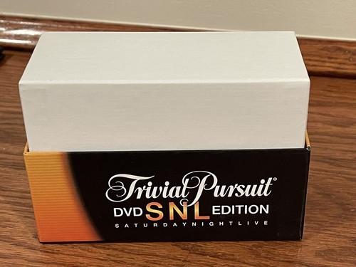 Trivial pursuit card box - trivial,