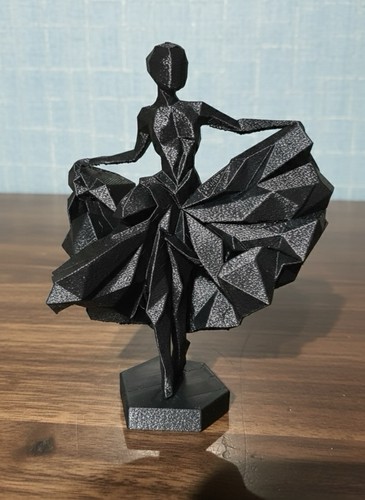 Abstract ballerina statue - abstract,