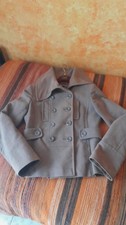 Woman Jacket Coat 12 Uk Top Shop Camel Brown