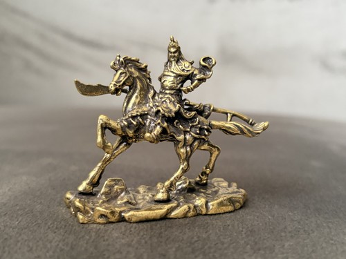 Samurai horse solid - solid, brass