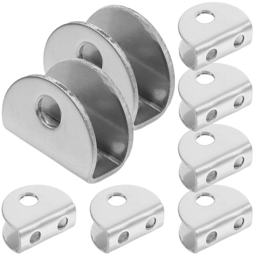 Pcs glass shelf brackets - 8,