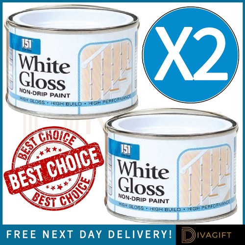 White gloss paint non drip - x,