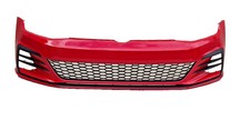 VW GOLF MK7.5 GTI 2017-2019 GENUINE FRONT BUMPER + GRILLS TORNADO RED LY3D