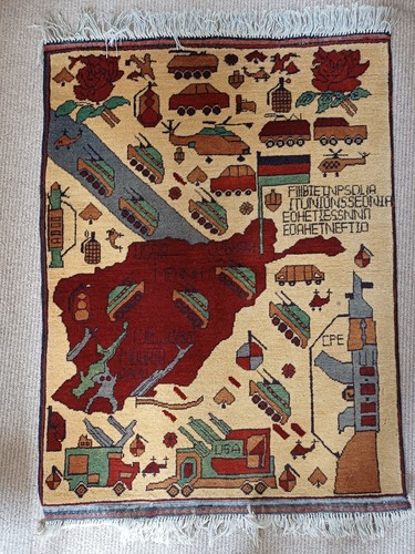 Afghan war rug - afghan,