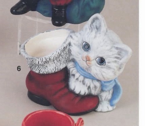 Duncan 1917 kitten and santa - duncan,