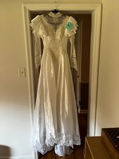 Vintage 80's Wedding Dress