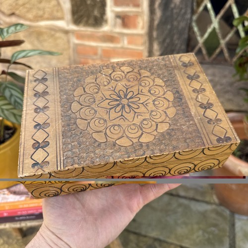 Vintage wooden storage - storage, box