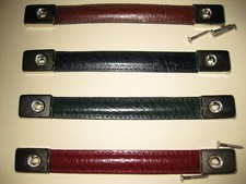 Real Leather strap handle for speakers,amp,flight boxes etc / nickel end caps