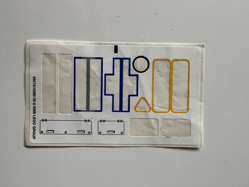 Lego 7893 genuine decal - lego,
