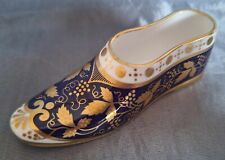 Rare Vintage 1994.Spode Compton & Woodhouse. Eastern slipper.Miniature Shoe.