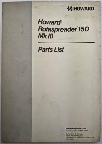 Howard rotaspreader 150 iii - rotaspreader,