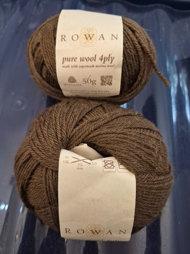 Rowan pure wool - wool, 4ply.