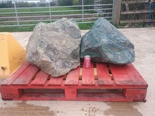  2  Large Granite Garden Rocks