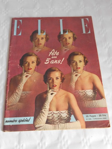 Vintage elle fashion magazine - vintage,