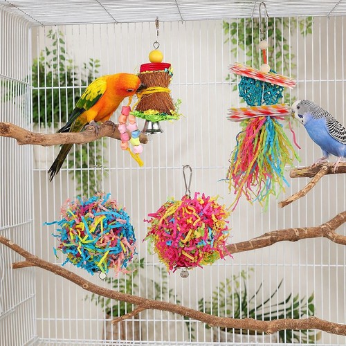 Budgie chew toys - 4x,