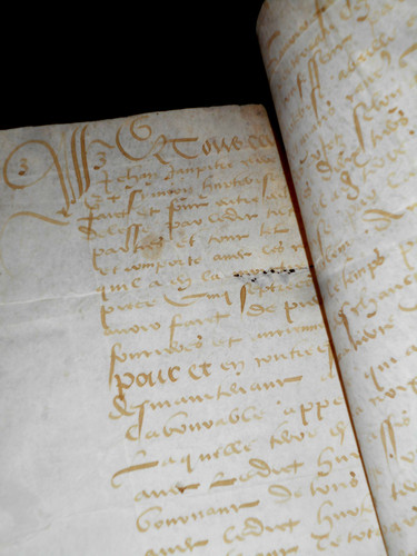 1532 large antique - , parchment