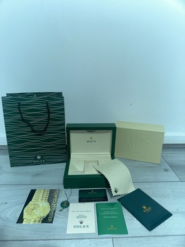 Rolex watch box - and, set