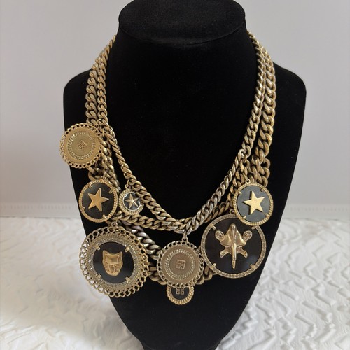 Givenchy gold tone charm - givenchy,
