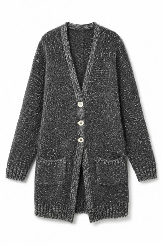 And willow grey alpaca wool - grey,