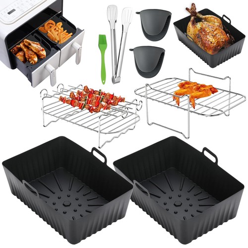 12pcs set air fryer liners - set,