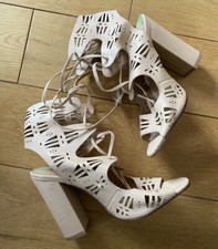 Tk Maxx Truffle Collection High Ankle Tie Up Shoes Size 4 BNWT. Aztec Pattern