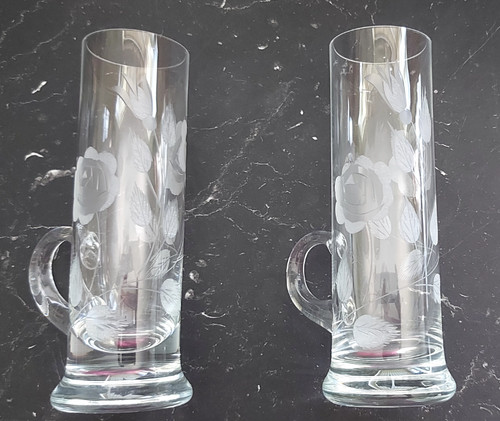 Krosno two bud vases with - krosno,