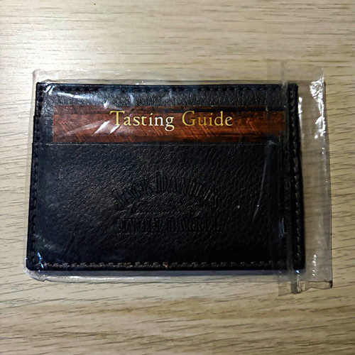 Jack daniels leather card - daniels,