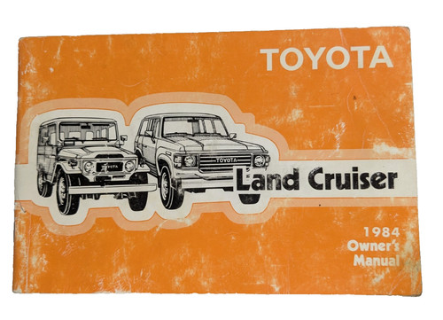 1984 toyota land cruiser - toyota,