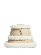 Moncler hat shearling bucket